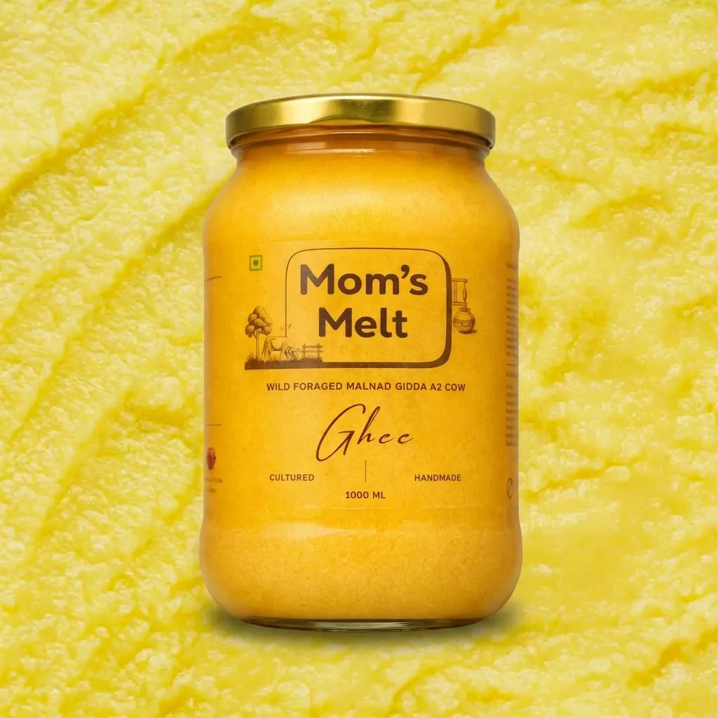 Malnad Gidda Desi Cow's A2 Ghee (1000 ML)